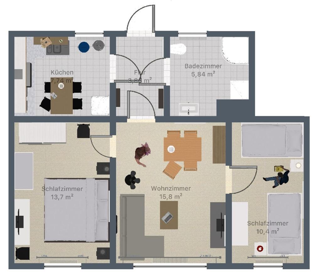Boossen Ferienwohnung Kuehl מראה חיצוני תמונה